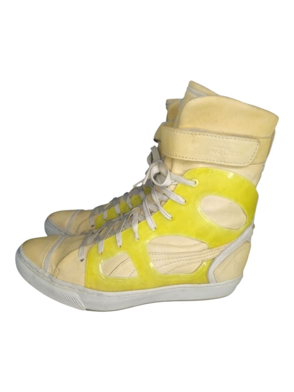 Rare Puma Alexander McQueen Leather Hi-Top Boots Sneakers, Womens 8